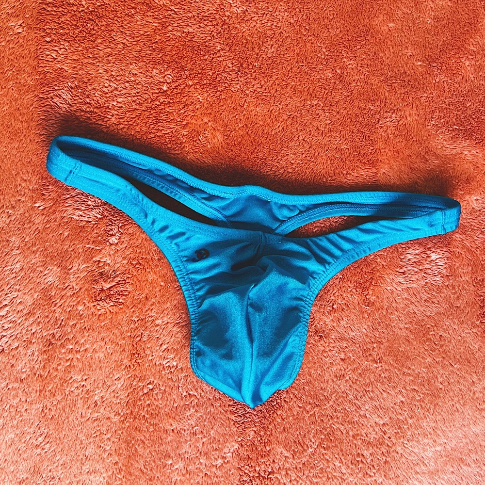 Joe Snyder men's thong JS03 Blue Large